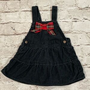 Oshkosh Girl adjustable strap corduroy dress